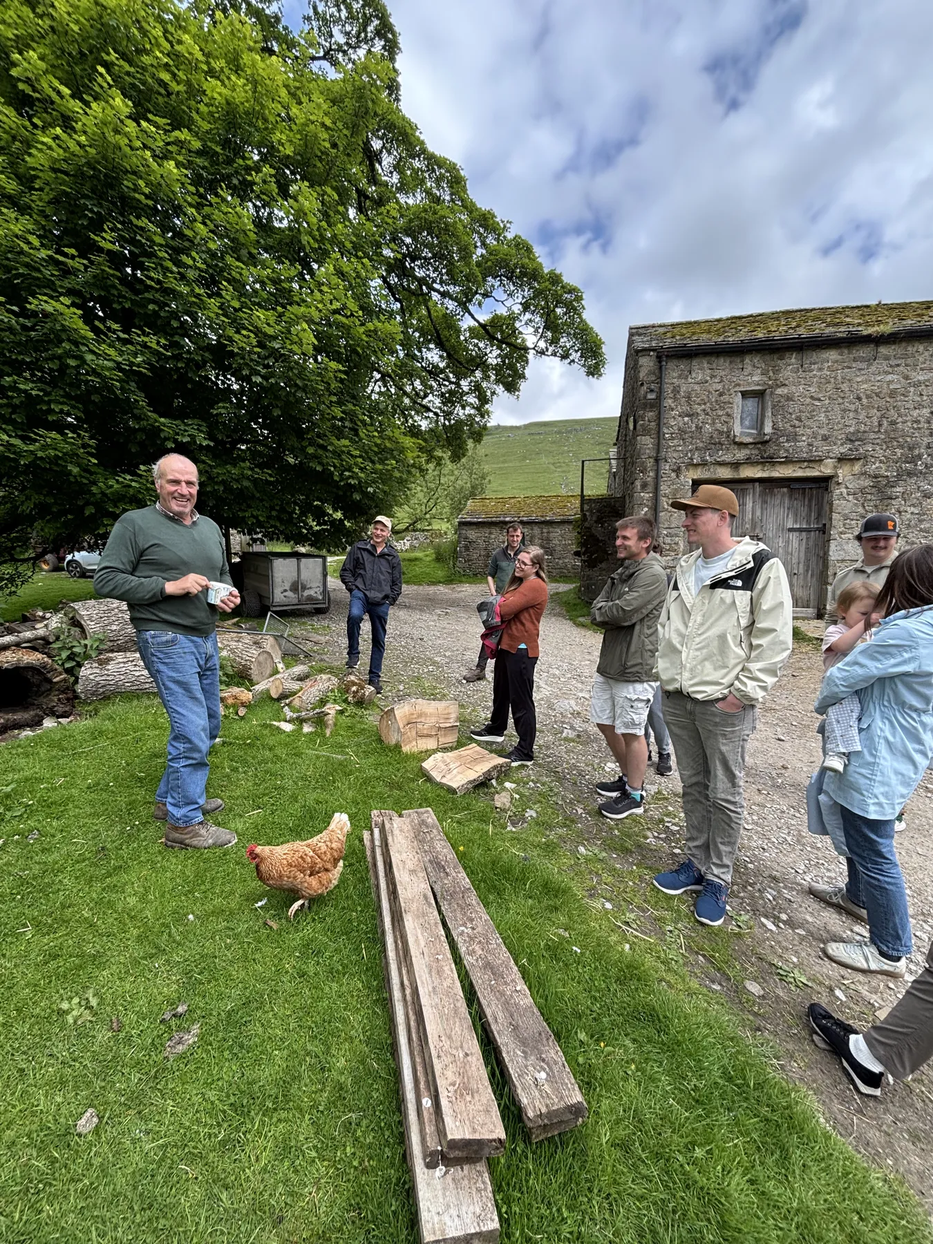 A farm visit in the Yorkshire Dales